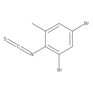 2,4-Dibromo-6-methylphenyl isothiocyanate结构式