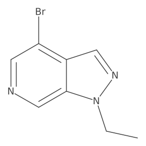 4-Bromo-1-ethyl-1h-pyrazolo[3,4-c]pyridine Structure