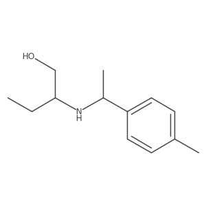2-{[1-(4-Methylphenyl)ethyl]amino}butan-1-ol结构式