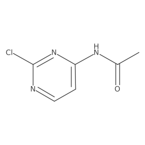 N-(2-chloropyrimidin-4-yl)acetamide结构式