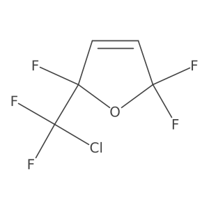2-[Chloro(difluoro)methyl]-2,5,5-trifluorofuran结构式