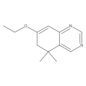 7-ethoxy-5,5-dimethyl-6H-quinazoline结构式