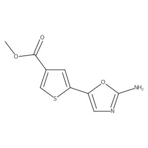 5-(2-Amino-oxazol-5-yl)-thiophene-3-carboxylic acid methyl ester Structure
