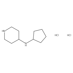 N-cyclopentylpiperidin-4-aminedihydrochloride结构式
