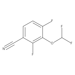 3-(Difluoromethoxy)-2,4-difluorobenzonitrile Structure