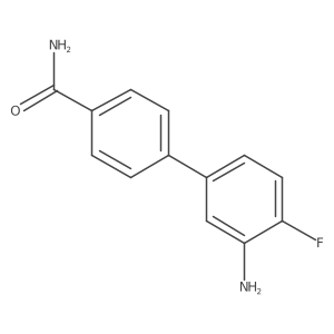 3'-Amino-4'-fluoro[1,1'-biphenyl]-4-carboxamide Structure