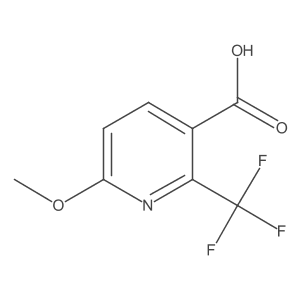 6-Methoxy-2-(trifluoromethyl)nicotinic acid Structure