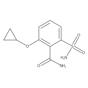 2-Cyclopropoxy-6-sulfamoylbenzamide结构式