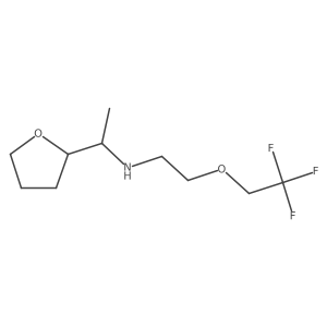 Tetrahydro-I+/--methyl-N-[2-(2,2,2-trifluoroethoxy)ethyl]-2-furanmethanamine结构式