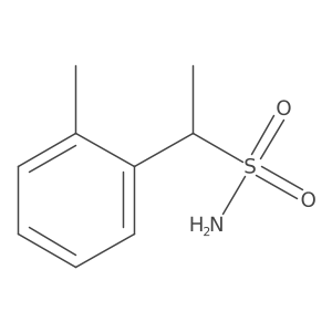 1-(2-Methylphenyl)ethane-1-sulfonamide结构式
