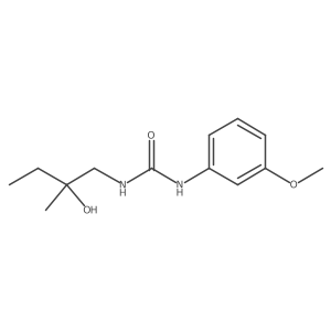 1-(2-Hydroxy-2-methylbutyl)-3-(3-methoxyphenyl)urea结构式