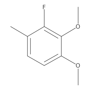 2-Fluoro-3,4-dimethoxy-1-methylbenzene结构式