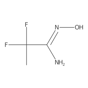 2,2-difluoro-N'-hydroxypropanimidamide Structure