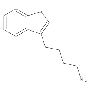 4-(Benzo[b]thiophen-3-yl)butan-1-amine结构式