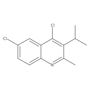 4,6-Dichloro-3-isopropyl-2-methylquinoline Structure