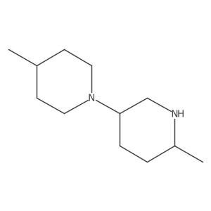 4-Methyl-1-(6-methylpiperidin-3-yl)piperidine Structure