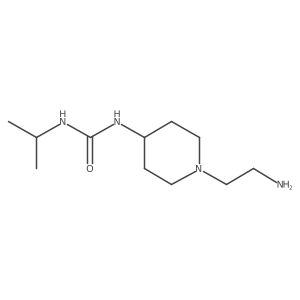 1-[1-(2-Aminoethyl)piperidin-4-yl]-3-(propan-2-yl)urea结构式