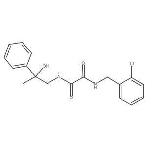 N1-(2-chlorobenzyl)-N2-(2-hydroxy-2-phenylpropyl)oxalamide结构式