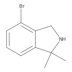 4-Bromo-1,1-dimethylisoindoline结构式