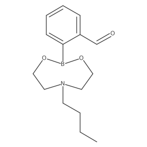 2-(6-Butyl-1,3,6,2-dioxazaborocan-2-yl)benzaldehyde结构式