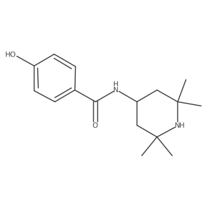 4-hydroxy-N-(2,2,6,6-tetramethylpiperidin-4-yl)benzamide结构式