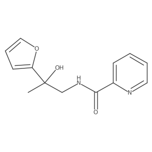 N-(2-(furan-2-yl)-2-hydroxypropyl)picolinamide结构式
