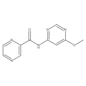 N-(6-methoxypyrimidin-4-yl)pyrazine-2-carboxamide Structure