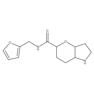 Rel-(3Ar,5R,7Ar)-N-(Furan-2-Ylmethyl)Octahydropyrano[3,2-B]Pyrrole-5-Carboxamide Structure