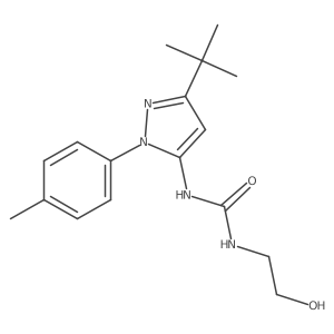 1-[3-Tert-Butyl-1-(4-Methylphenyl)-1h-Pyrazol-5-Yl]-3-(2-Hydroxyethyl)urea结构式