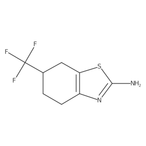 6-(Trifluoromethyl)-4,5,6,7-tetrahydro-1,3-benzothiazol-2-amine Structure