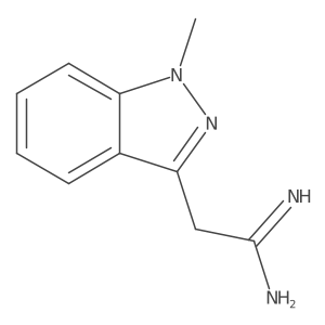 2-(1-Methyl-1h-indazol-3-yl)ethanimidamide结构式