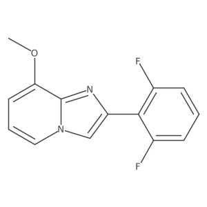 2-(2,6-Difluorophenyl)-8-methoxyimidazo[1,2-a]pyridine结构式