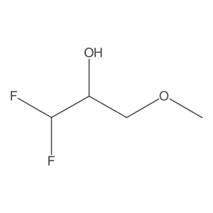 1,1-Difluoro-3-methoxypropan-2-ol结构式