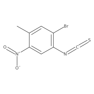 1-Bromo-2-isothiocyanato-5-methyl-4-nitrobenzene Structure