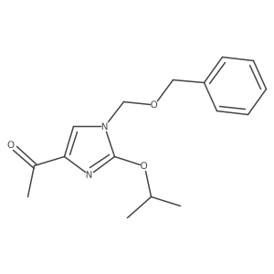 1-(1-((Benzyloxy)methyl)-2-isopropoxy-1H-imidazol-4-yl)ethan-1-one Structure