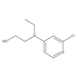 2-((2-Chloropyridin-4-yl)(ethyl)amino)ethan-1-ol结构式