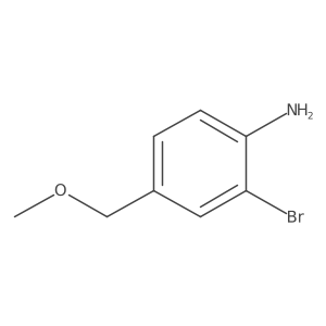 2-Bromo-4-(methoxymethyl)aniline Structure
