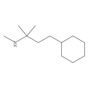 (4-Cyclohexyl-2-methylbutan-2-yl)(methyl)amine Structure