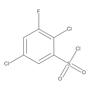 2,5-Dichloro-3-fluorobenzenesulfonylchloride Structure