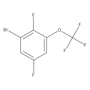 1-Bromo-2,5-difluoro-3-(trifluoromethoxy)benzene Structure
