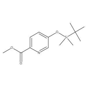 Methyl 5-[[(1,1-dimethylethyl)dimethylsilyl]oxy]-2-pyridinecarboxylate Structure