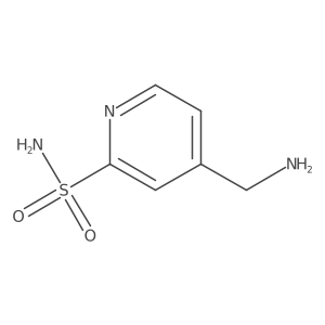 4-(Aminomethyl)pyridine-2-sulfonamide结构式