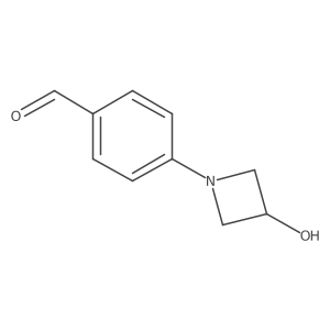 4-(3-Hydroxyazetidin-1-yl)benzaldehyde Structure