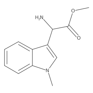 methyl 2-amino-2-(1-methyl-1H-indol-3-yl)acetate Structure