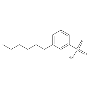 3-Hexylbenzenesulfonamide结构式