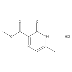 Methyl 5-methyl-3-oxo-3,4-dihydropyrazine-2-carboxylate hydrochloride Structure