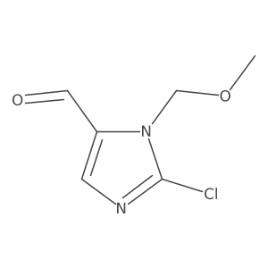 2-Chloro-1-(methoxymethyl)-1H-imidazole-5-carbaldehyde结构式
