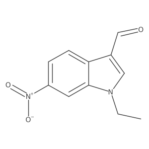 1-Ethyl-6-nitro-1H-indole-3-carbaldehyde Structure