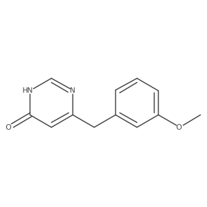 6-(3-Methoxybenzyl)pyrimidin-4-ol结构式