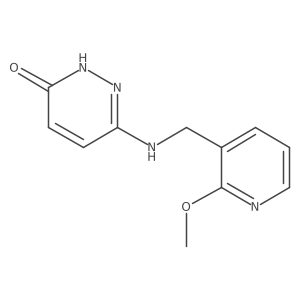 6-(((2-Methoxypyridin-3-yl)methyl)amino)pyridazin-3-ol结构式